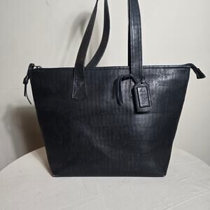 JAH- Jackson and hyde leather handbag black luxury tote bag purse